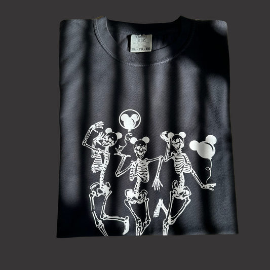 DANCING SKELETONS TEE